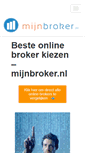 Mobile Screenshot of mijnbroker.nl