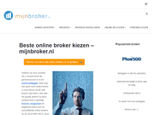 Tablet Screenshot of mijnbroker.nl